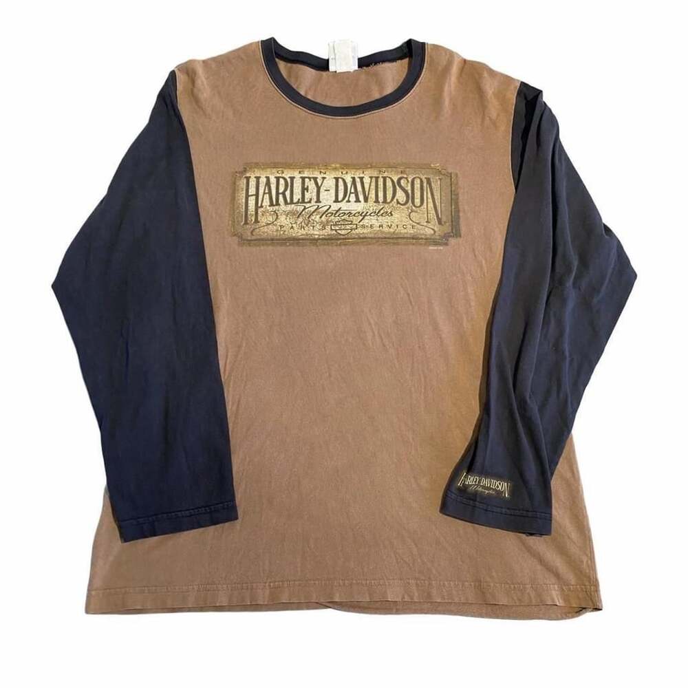 Vintage Greeley, CO Long Sleeve Harley Davidson